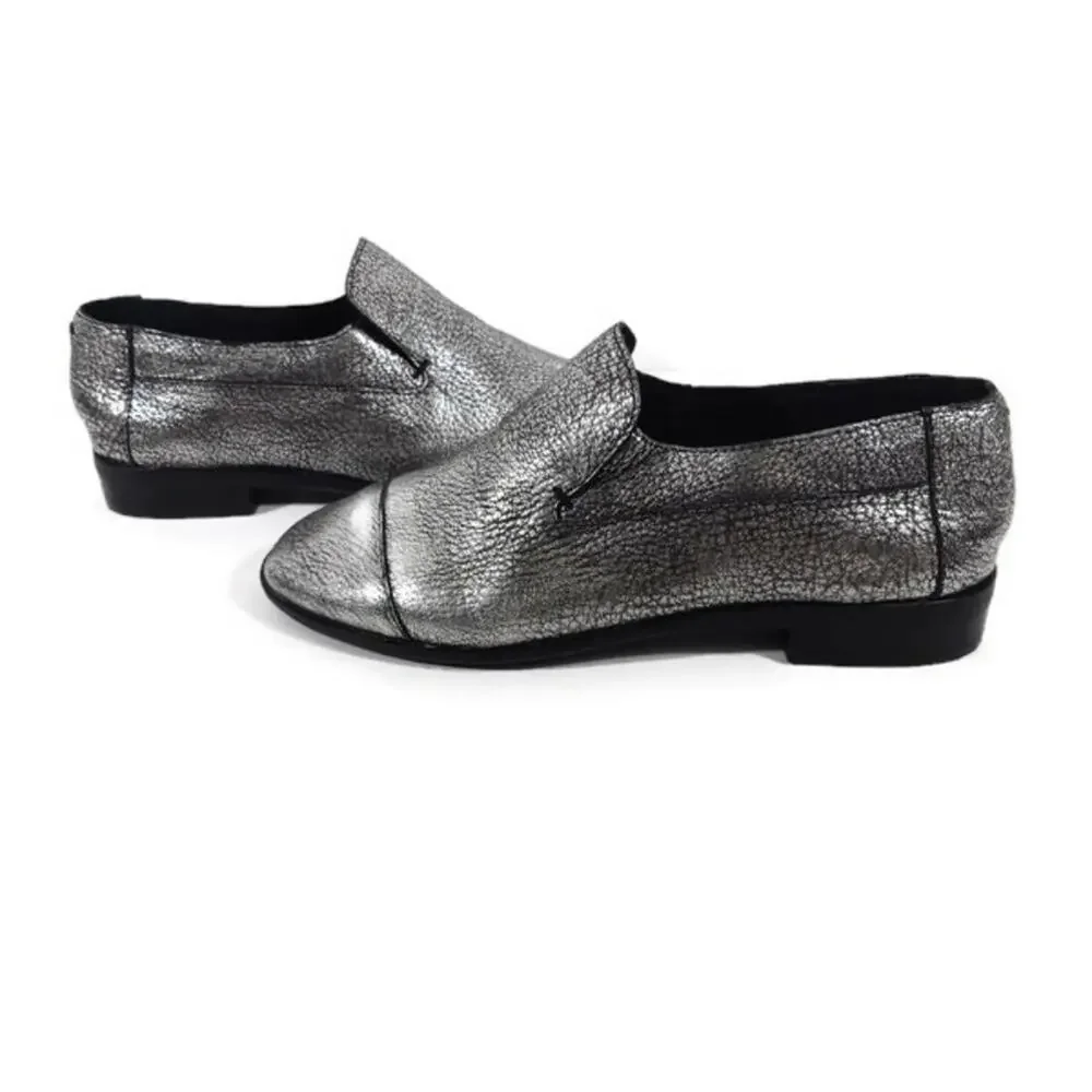 Jeffrey Campbell Leather Loafers EUC $150 Size 7 S1085